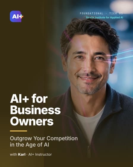 AI+ for Business Owners — course cover