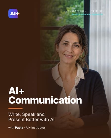 AI+ Communication — course cover