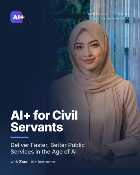 AI+ for Civil Servants — course cover
