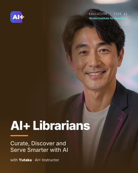 AI+ Librarians — course cover