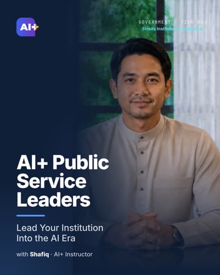 AI+ Public Service Leaders — course cover