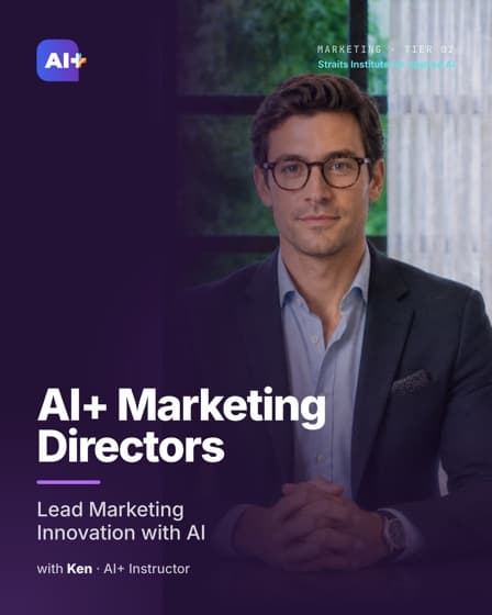 AI+ Marketing Directors — course cover