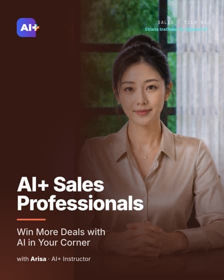 AI+ Sales Professionals — course cover
