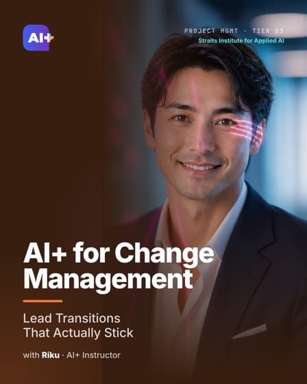 AI+ for Change Management — course cover