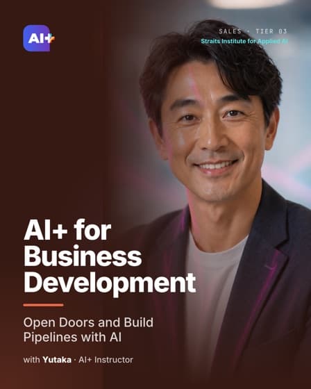 AI+ for Business Development — course cover