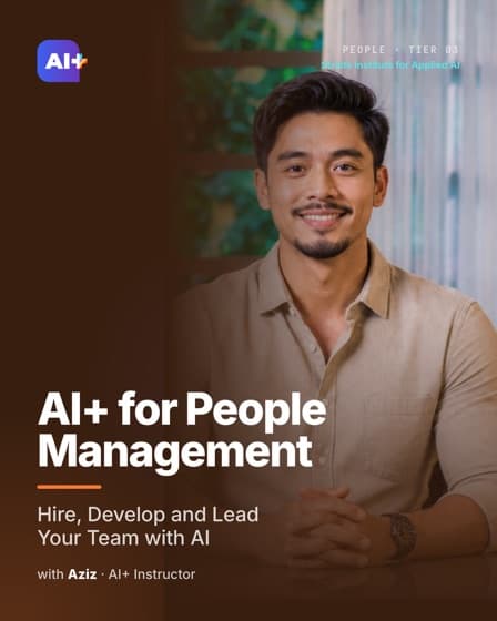 AI+ for People Management — course cover
