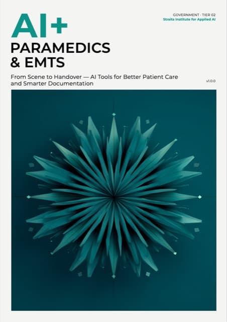 AI+ Paramedics & EMTs — front cover
