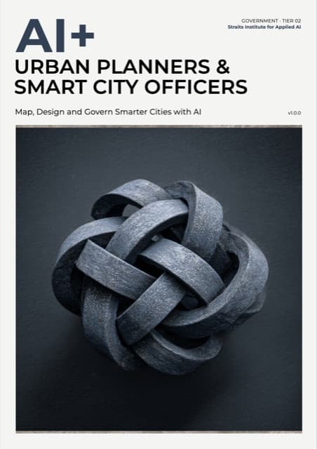 AI+ Urban Planners & Smart City Officers — front cover