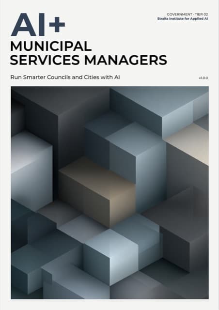 AI+ Municipal Services Managers — front cover