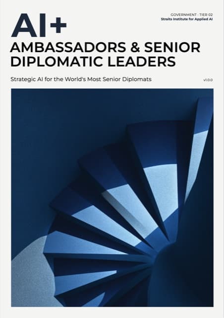 AI+ Ambassadors & Senior Diplomatic Leaders — front cover