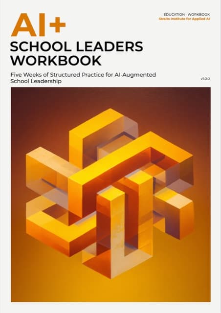 AI+ School Leaders Workbook — front cover