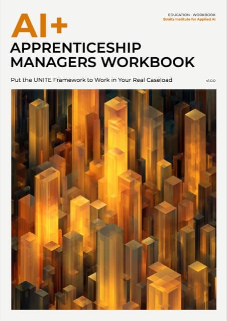 AI+ Apprenticeship Managers Workbook — front cover