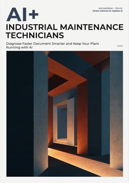AI+ Industrial Maintenance Technicians — front cover