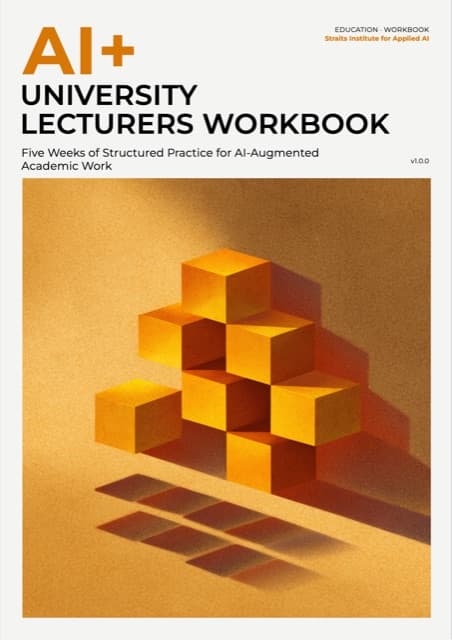 AI+ University Lecturers Workbook — front cover