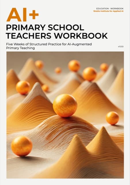 AI+ Primary School Teachers Workbook — front cover