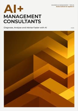 AI+ Management Consultants — front cover