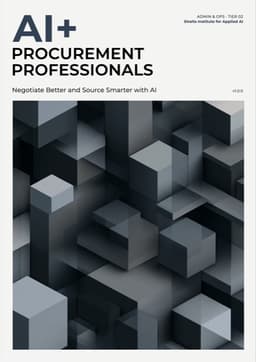 AI+ Procurement Professionals — front cover