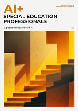 AI+ Special Education Professionals — front cover