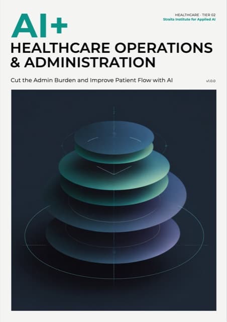 AI+ Healthcare Operations & Administration — front cover