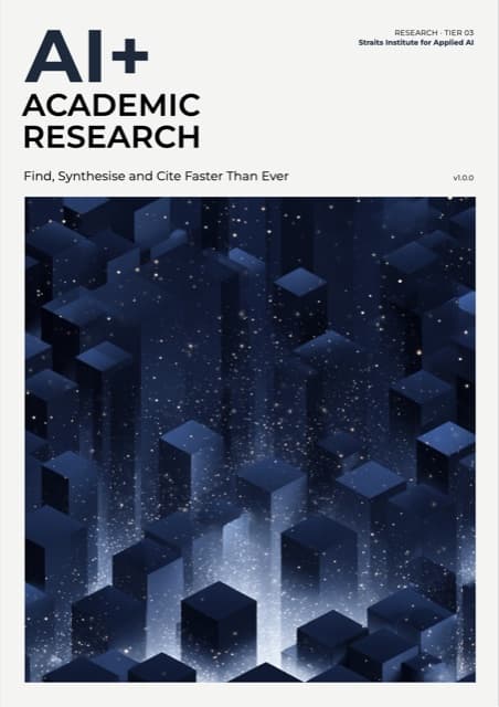 AI+ Academic Research — front cover