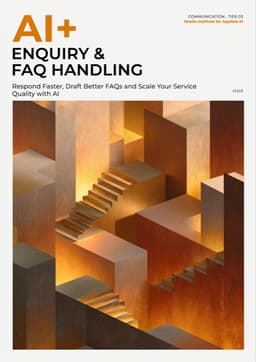 AI+ Enquiry & FAQ Handling — front cover