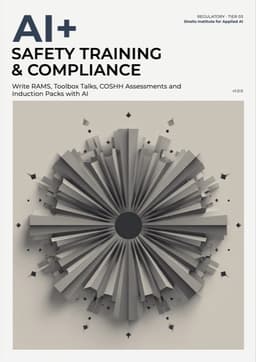 AI+ Safety Training & Compliance Documentation — front cover
