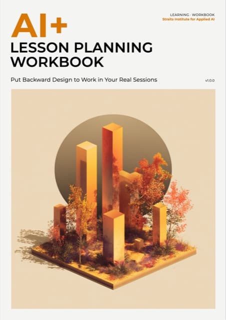 AI+ Lesson Planning Workbook — front cover