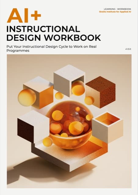 AI+ Instructional Design Workbook — front cover