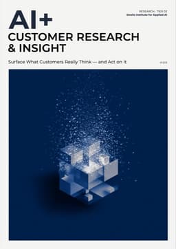 AI+ Customer Research & Insight — front cover