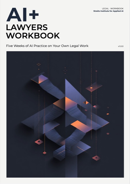 AI+ Lawyers Workbook — front cover