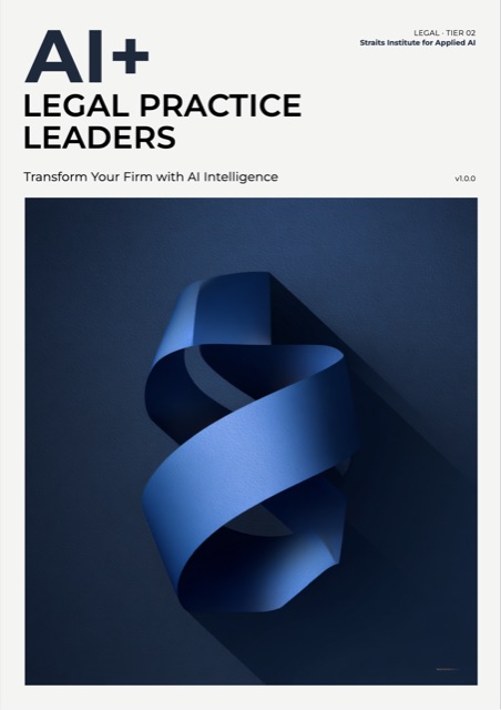 AI+ Legal Practice Leaders — front cover