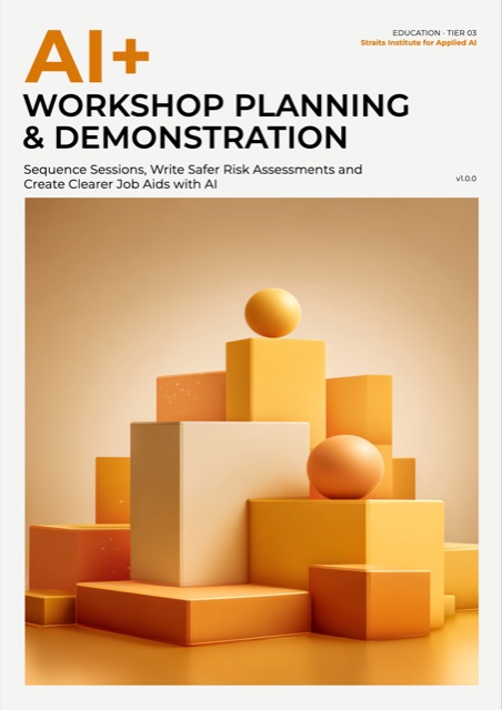 AI+ Workshop Planning & Demonstration — front cover