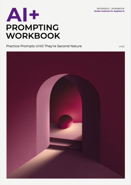 AI+ Prompting Workbook — front cover